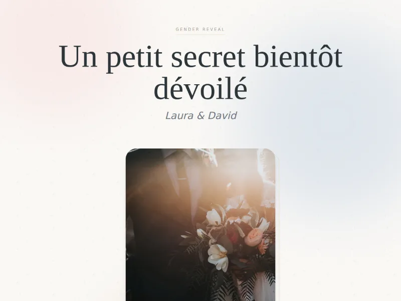 Modèle de faire-part Nuage de Confettis